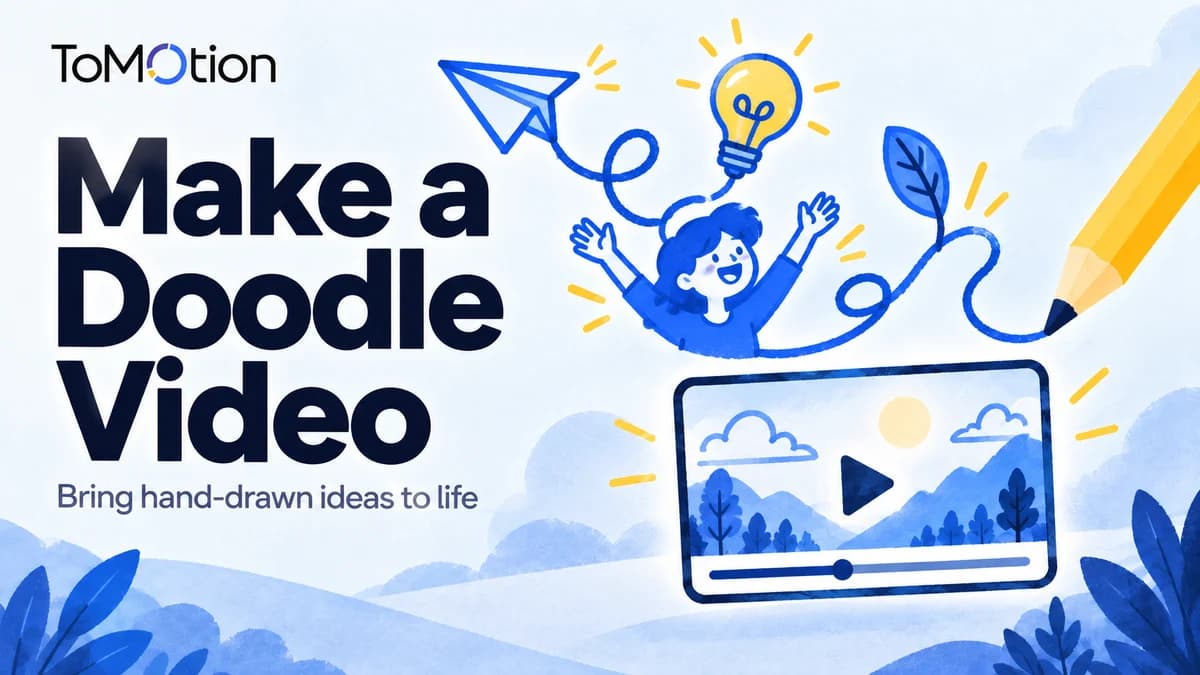 Make a Doodle Video — a pencil brings illustrated ideas to life.
